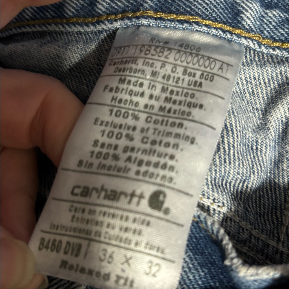 Carhartt Men's Light Blue Relaxed Jeans - Picture 12 of 14